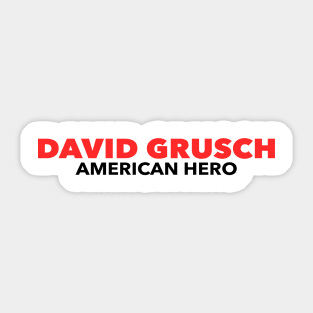 David Grusch UFO UAP Whistleblower Disclosure Aliens NHI Sticker